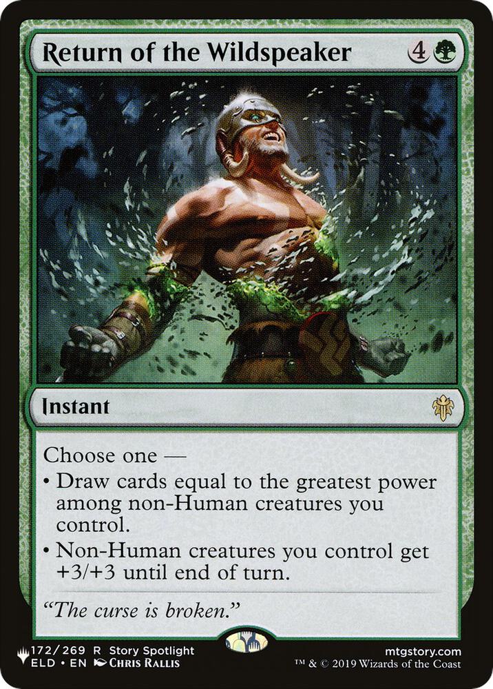 Return of the Wildspeaker (172/269) (LIST)