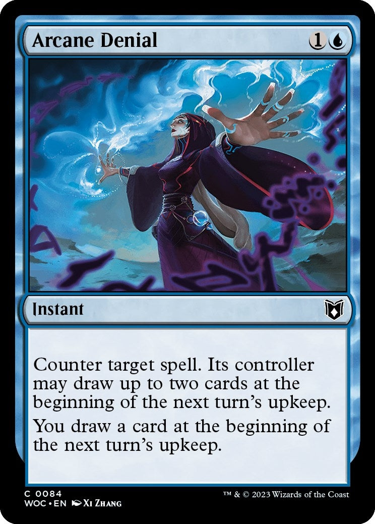 Image for Arcane Denial (84) (WOC) - Magic: The Gathering