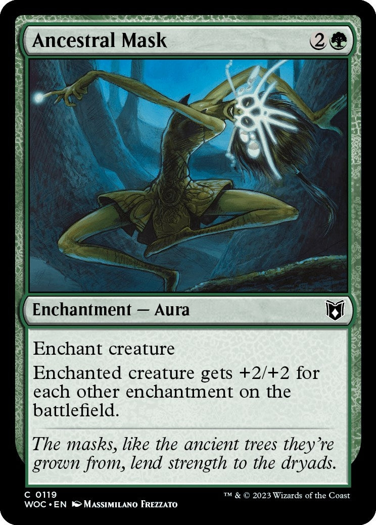 Image for Ancestral Mask (119) (WOC) - Magic: The Gathering