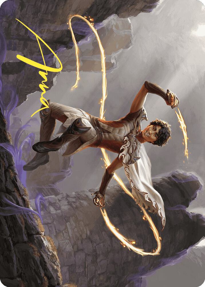 Kellan, the Fae-Blooded Art Card (Gold-Stamped Signature) (39) (ASWOE)