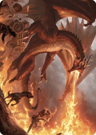 Realm-Scorcher Hellkite Art Card (19) (ASWOE)