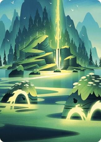 Leyline of Abundance Art Card (73) (ASWOE)