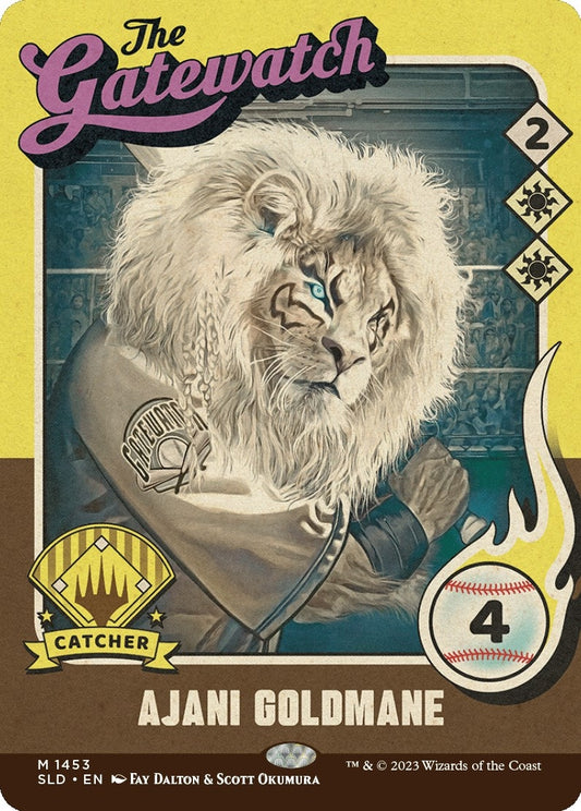 Image for Ajani Goldmane (1453) (1453) (SLD) - Magic: The Gathering