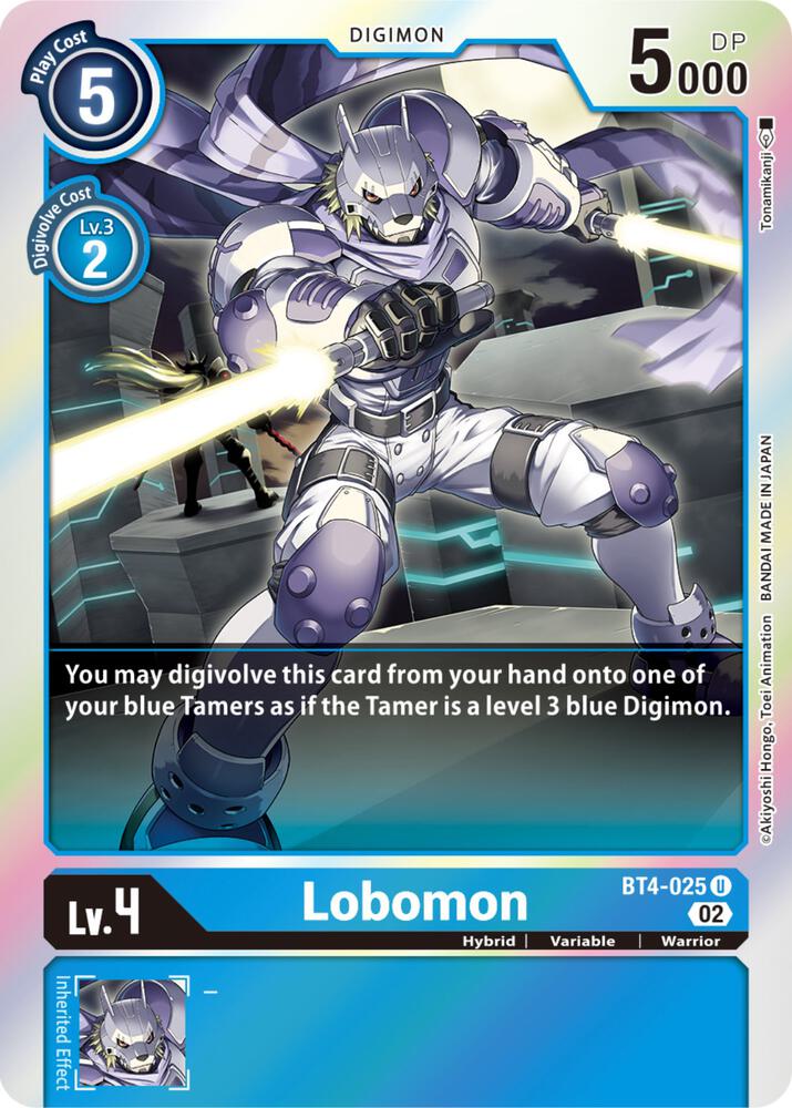 Lobomon (Resurgence Booster Reprint) (BT4-025 U) (RB-01)