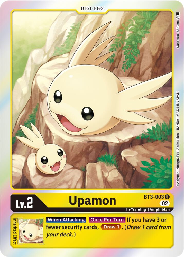 Upamon - BT3-003 (Resurgence Booster Reprint) (BT3-003 U) (RB-01)