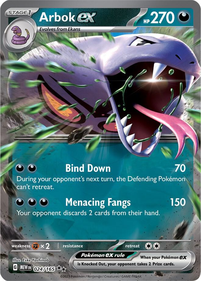 Arbok ex - 024/165 (024/165) (MEW)