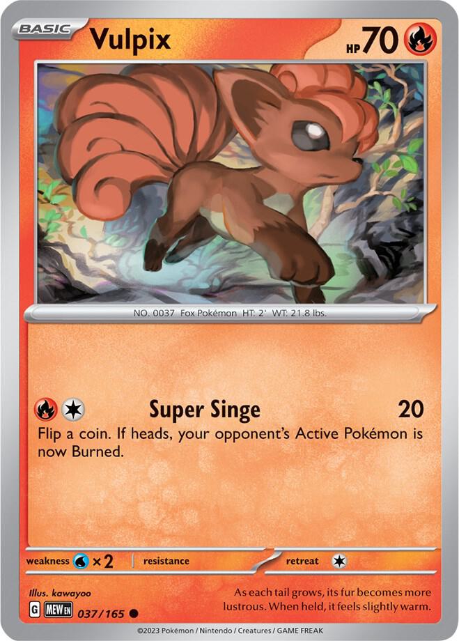 Vulpix (037/165) (MEW)