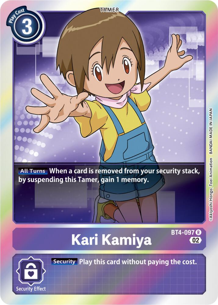 Kari Kamiya (Resurgence Booster Reprint) (BT4-097 R) (RB-01)