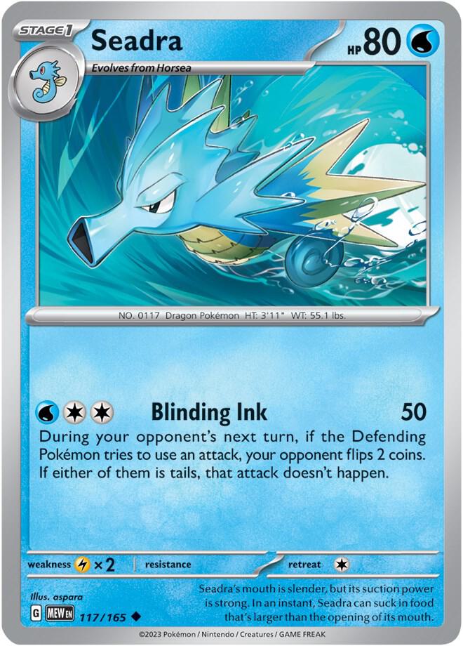 Seadra (117/165) (MEW)