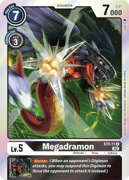 Megadramon (Resurgence Booster Reprint) (ST5-11 R) (RB-01)