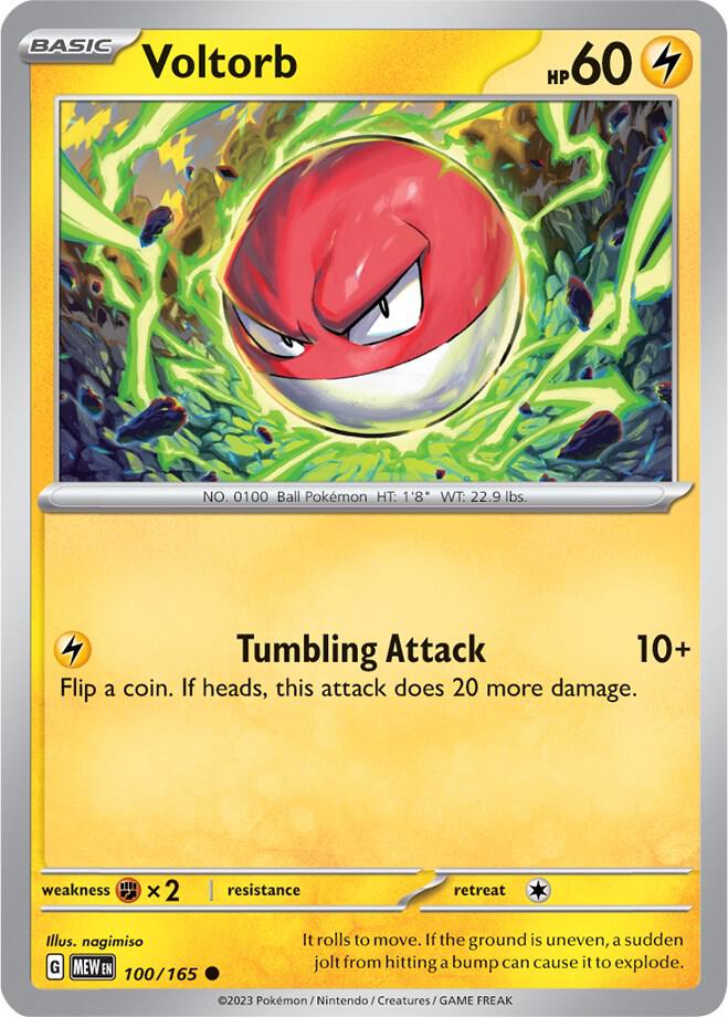 Voltorb (100/165) (MEW)