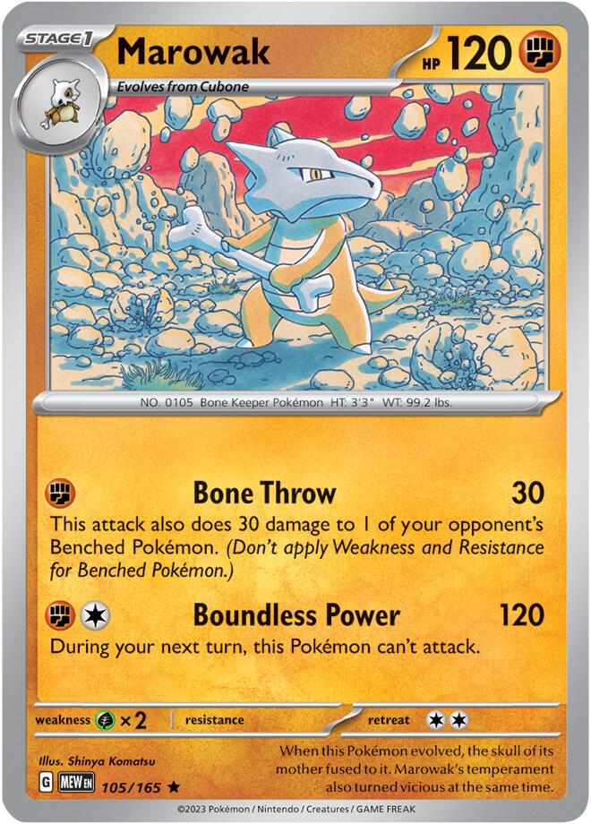 Marowak (105/165) (MEW)