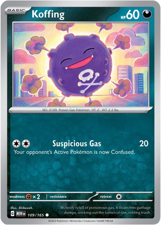 Koffing (109/165) (MEW)