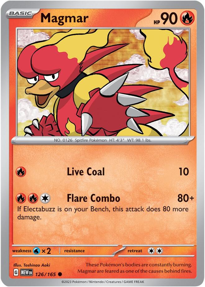 Magmar (126/165) (MEW)