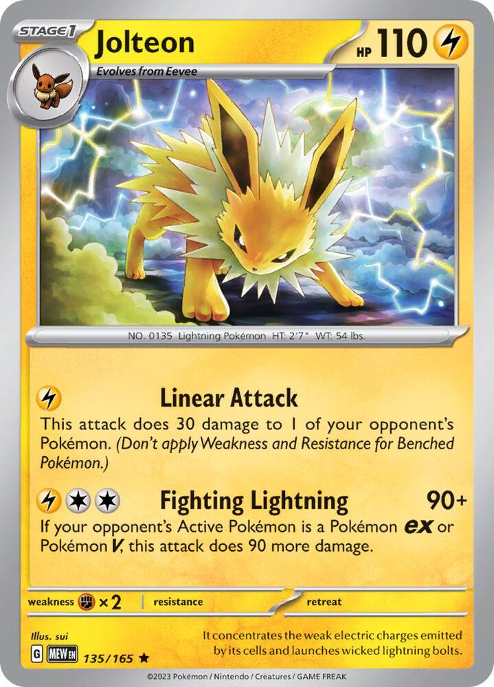 Jolteon (135/165) (MEW)