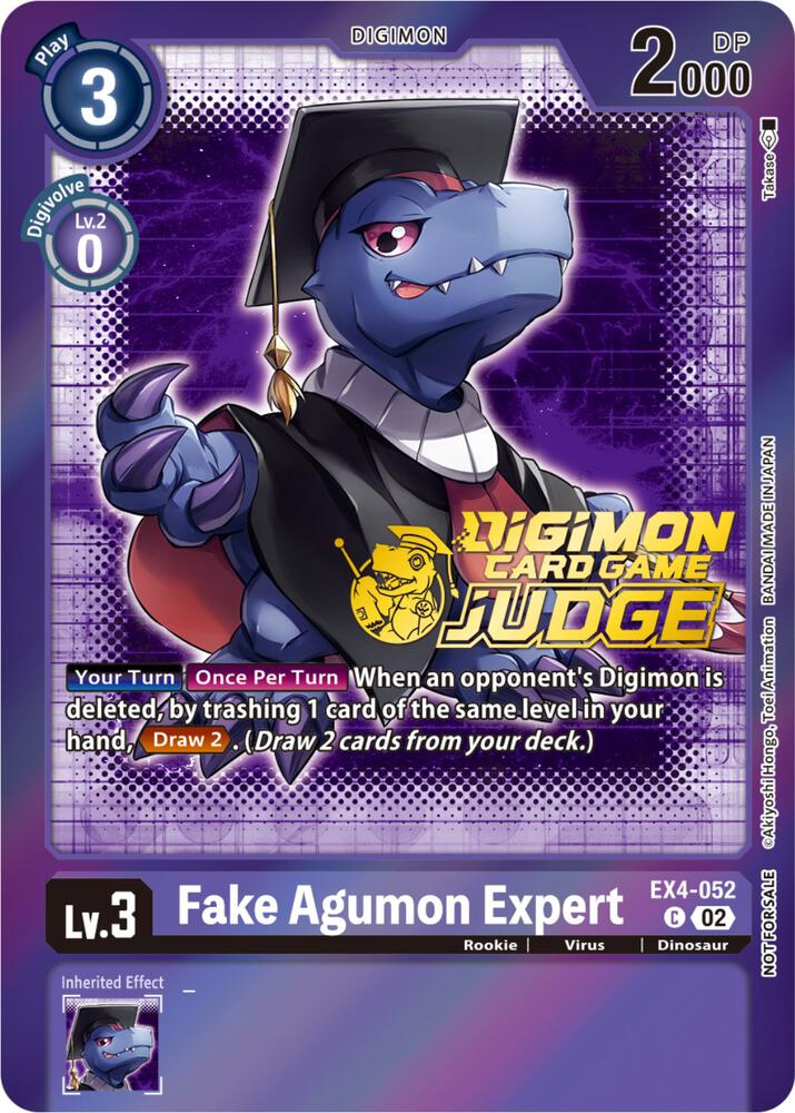 Fake Agumon Expert - EX4-052 (Judge Pack 4) (EX4-052 C) (EX-04)