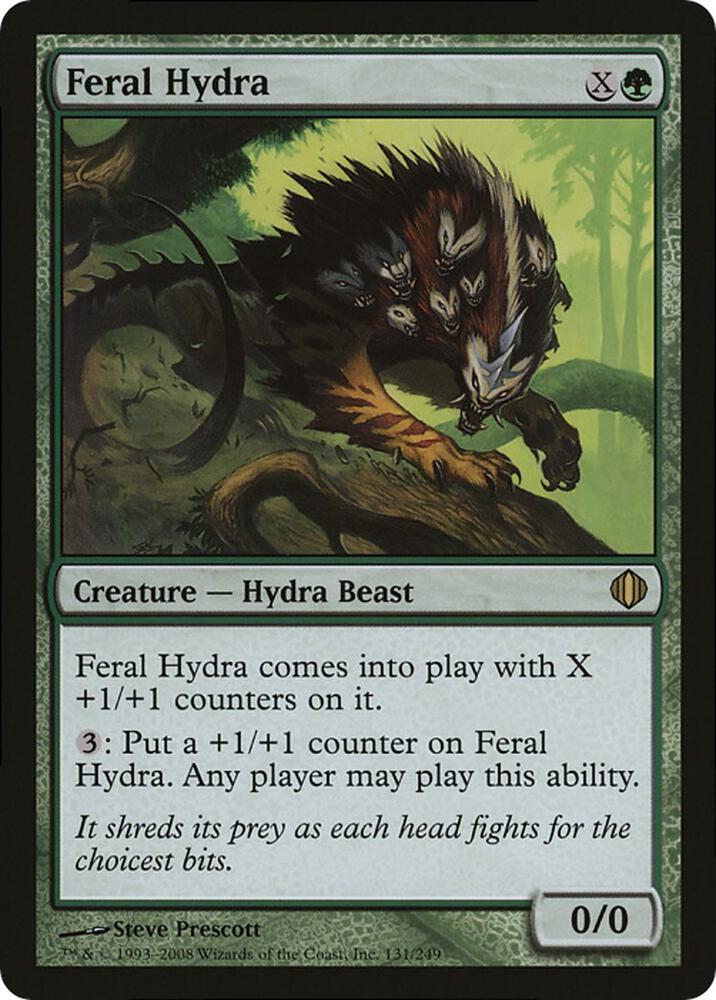 Feral Hydra (Magic Player Rewards 2009) (131) (OVER)