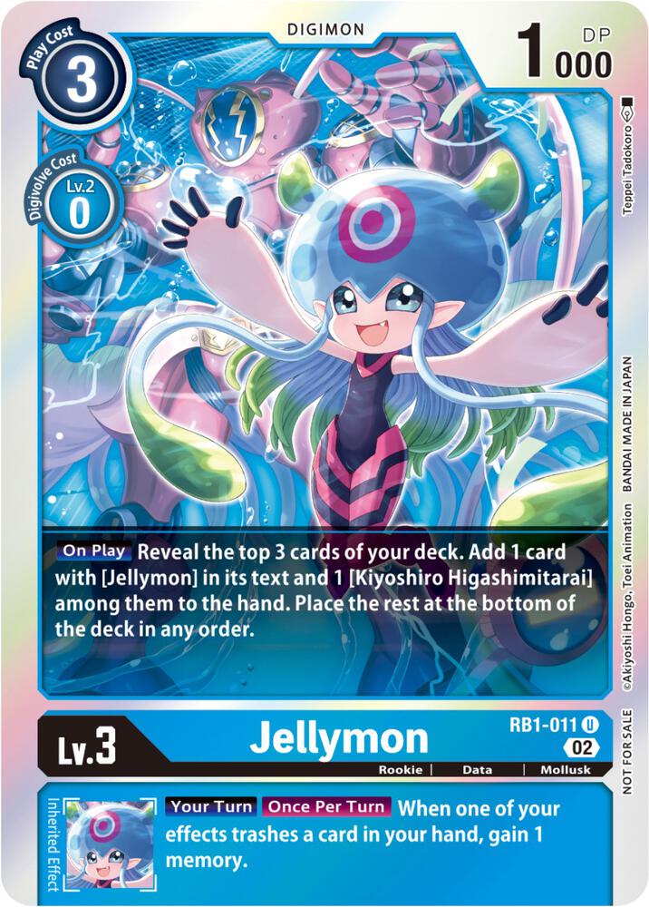 Jellymon (Resurgence Booster Box Promotion Pack) (RB1-011 U) (RB-01)