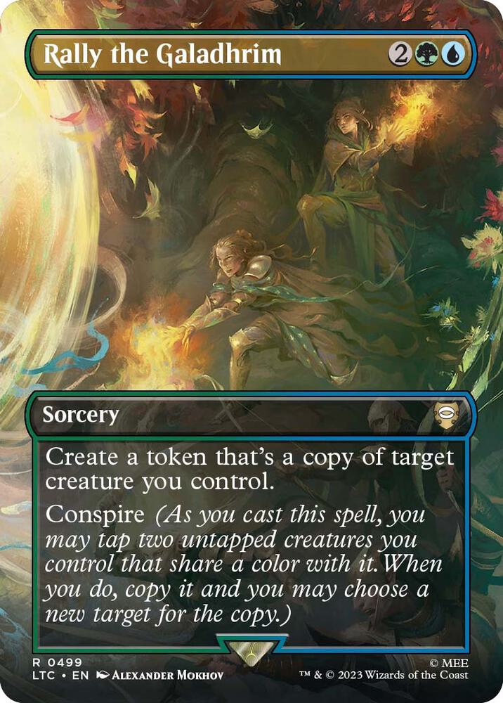 Rally the Galadhrim (Borderless) (499) (LTC)