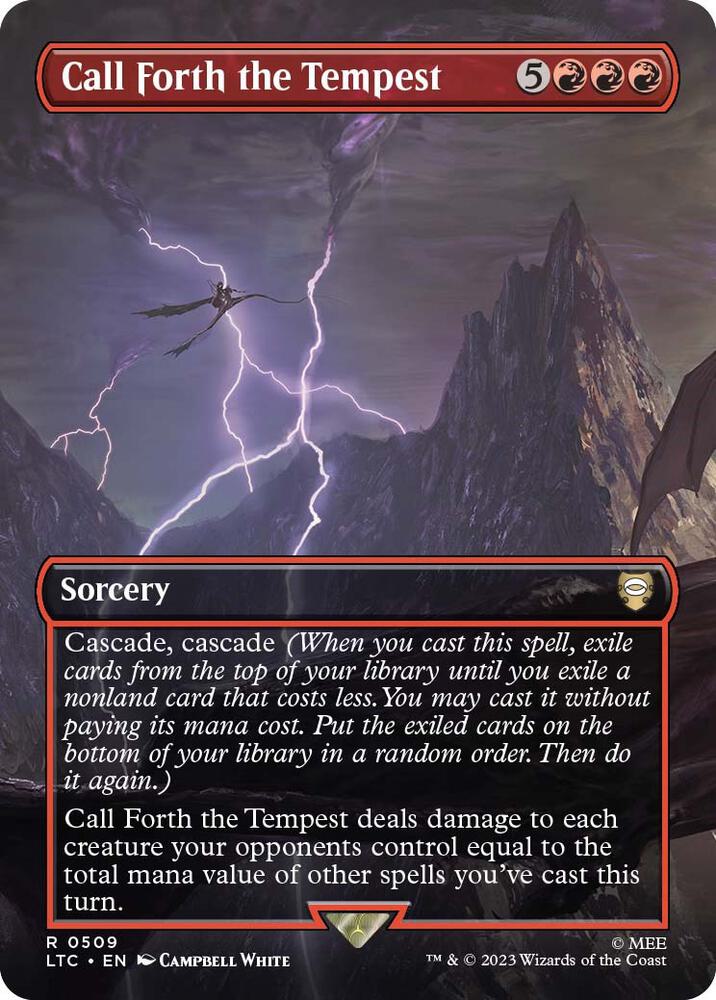 Call Forth the Tempest (Borderless) (509) (LTC)
