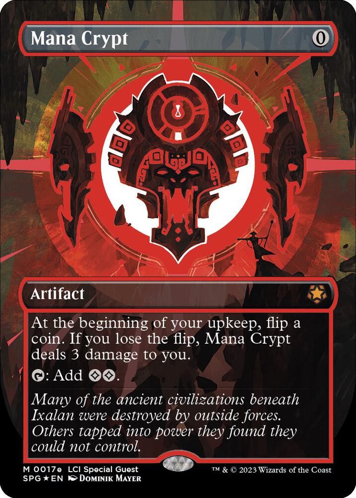 Mana Crypt (0017e) (Borderless) (17e) (SPG)