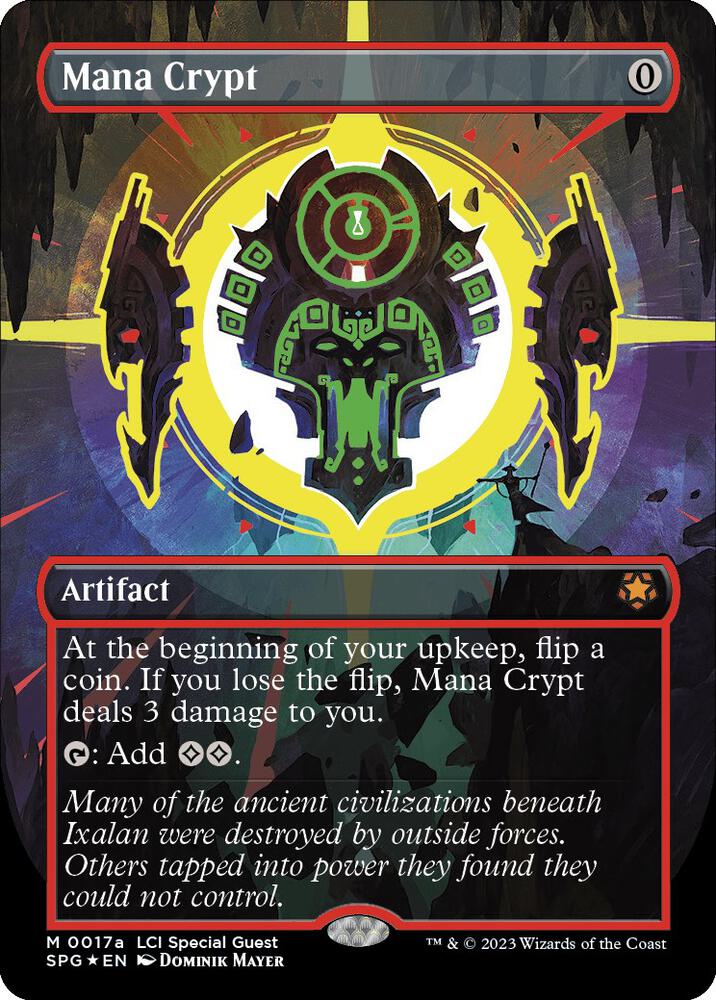 Mana Crypt (0017a) (Borderless) (17a) (SPG)