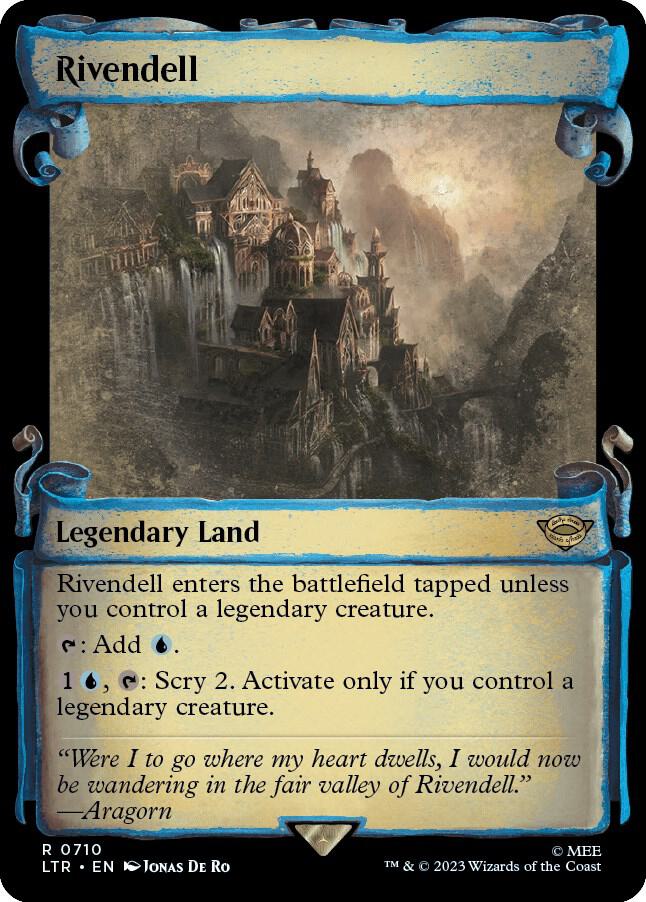 Rivendell (Showcase Scrolls) (710) (LTR)