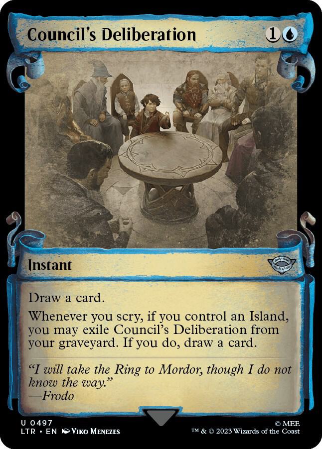 Council's Deliberation (Showcase Scrolls) (497) (LTR)