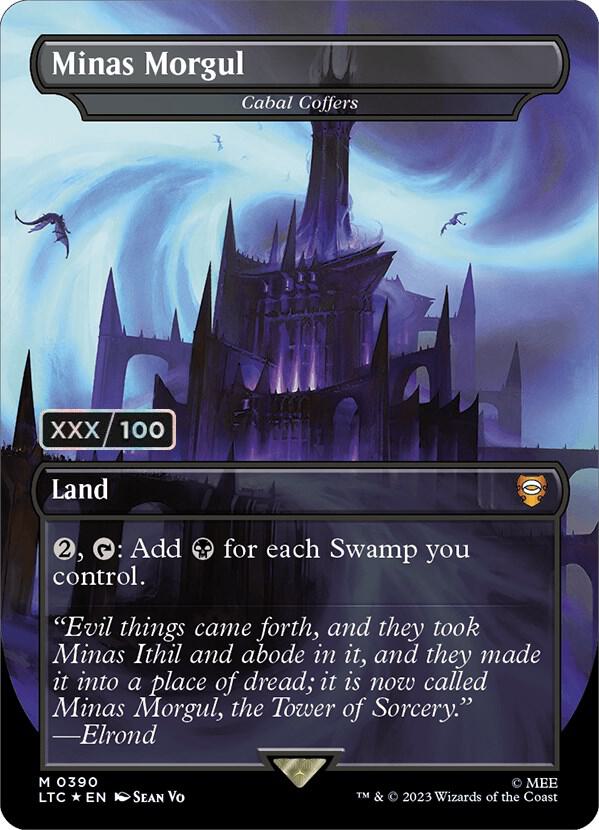 Minas Morgul - Cabal Coffers (Borderless) (Serial Numbered) (390) (LTC)