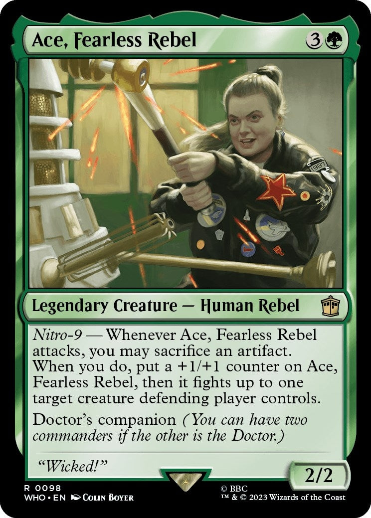 Image for Ace, Fearless Rebel (98) (WHO) - Magic: The Gathering