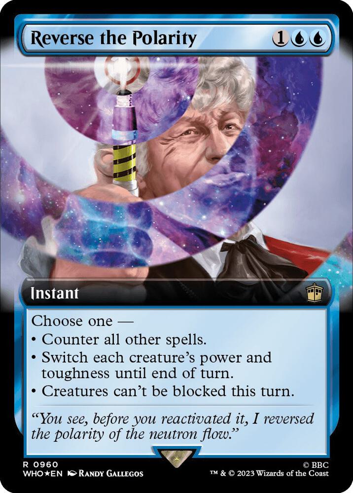 Reverse the Polarity (Extended Art) (Surge Foil) (960) (WHO)