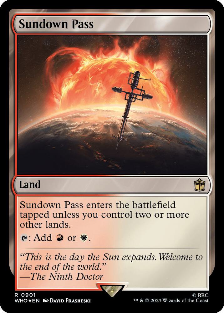 Sundown Pass (Surge Foil) (901) (WHO)