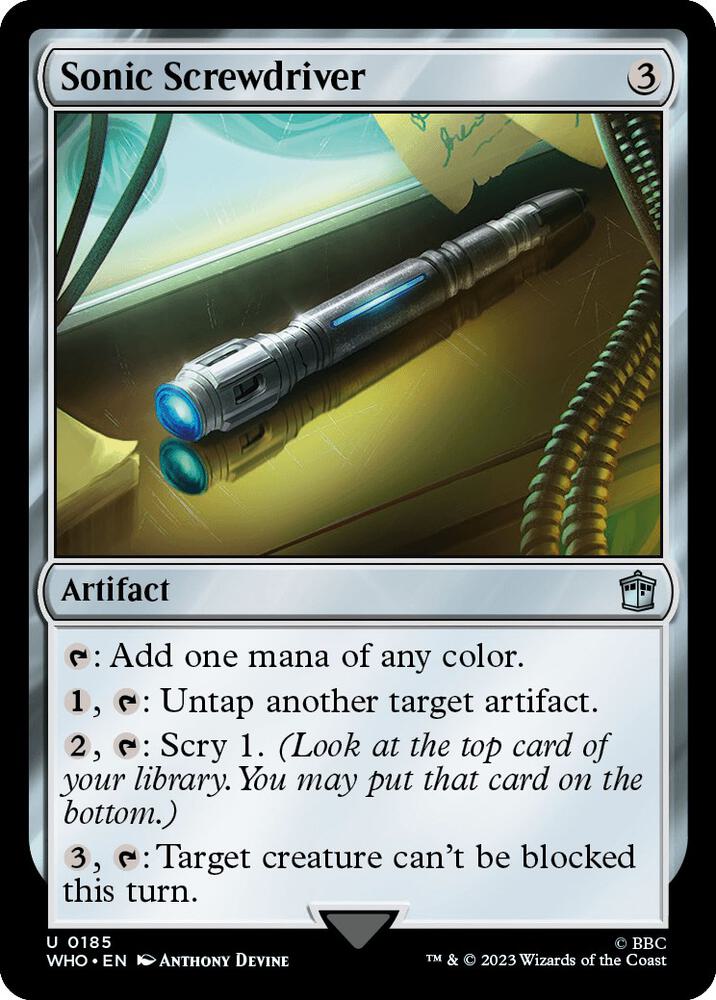 Sonic Screwdriver (0185) (185) (WHO)