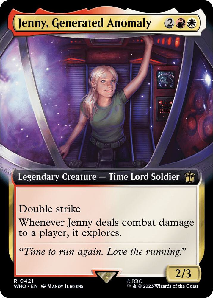 Jenny, Generated Anomaly (Extended Art) (421) (WHO)
