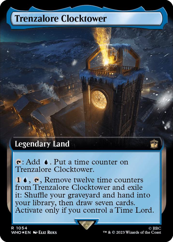 Trenzalore Clocktower (Extended Art) (Surge Foil) (1054) (WHO)