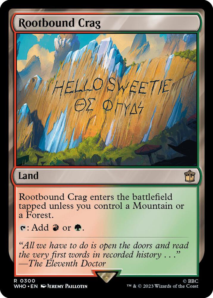 Rootbound Crag (300) (WHO)