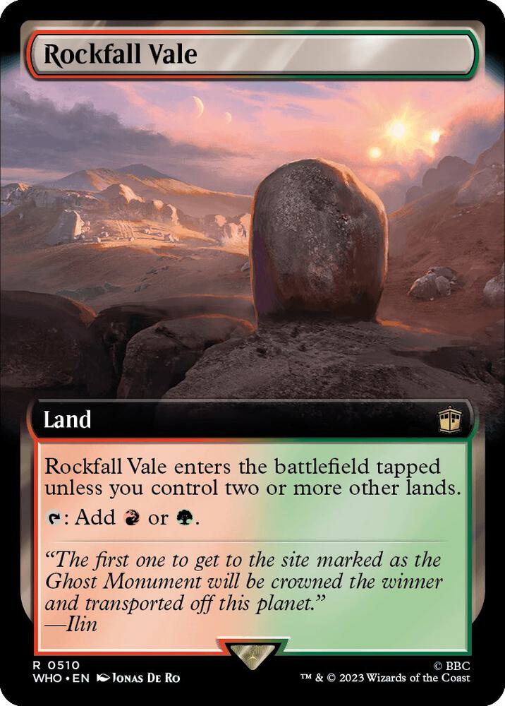 Rockfall Vale (Extended Art) (510) (WHO)