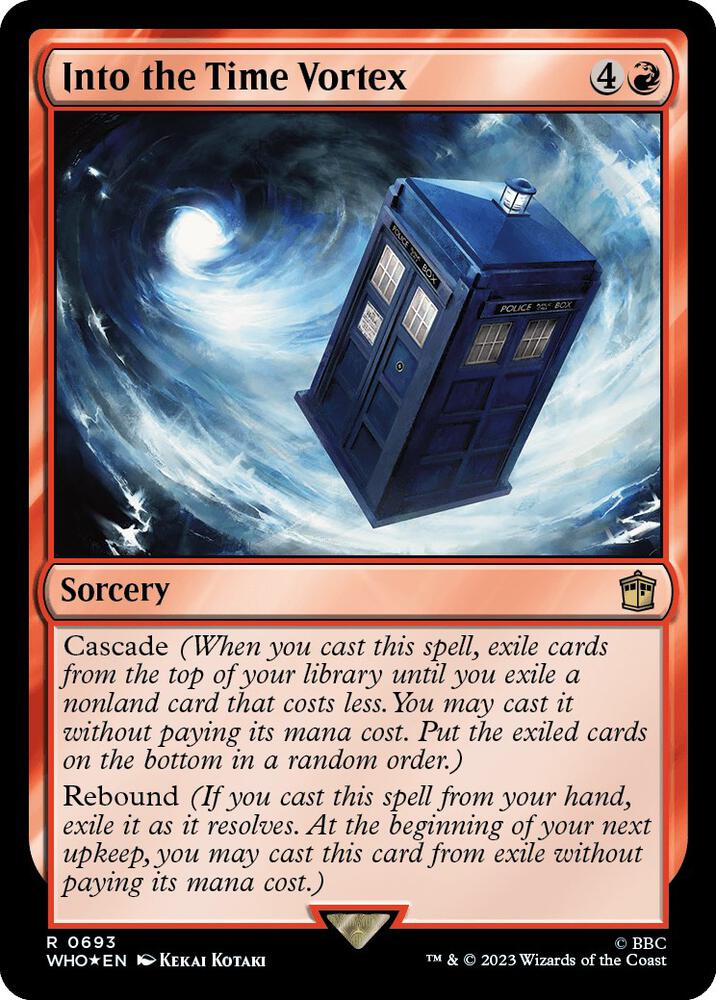 Into the Time Vortex (Surge Foil) (693) (WHO)