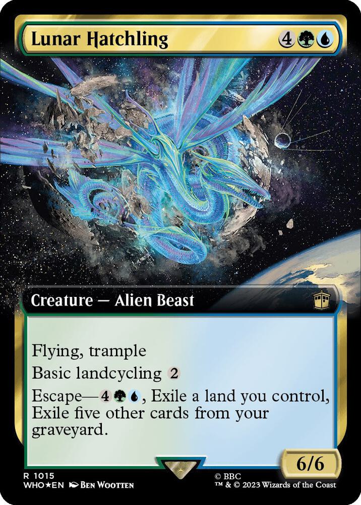 Lunar Hatchling (Extended Art) (Surge Foil) (1015) (WHO)