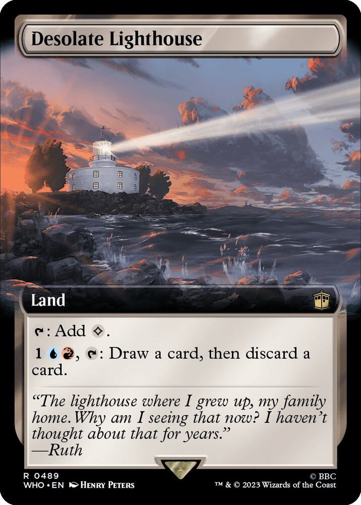 Desolate Lighthouse (Extended Art) (489) (WHO)