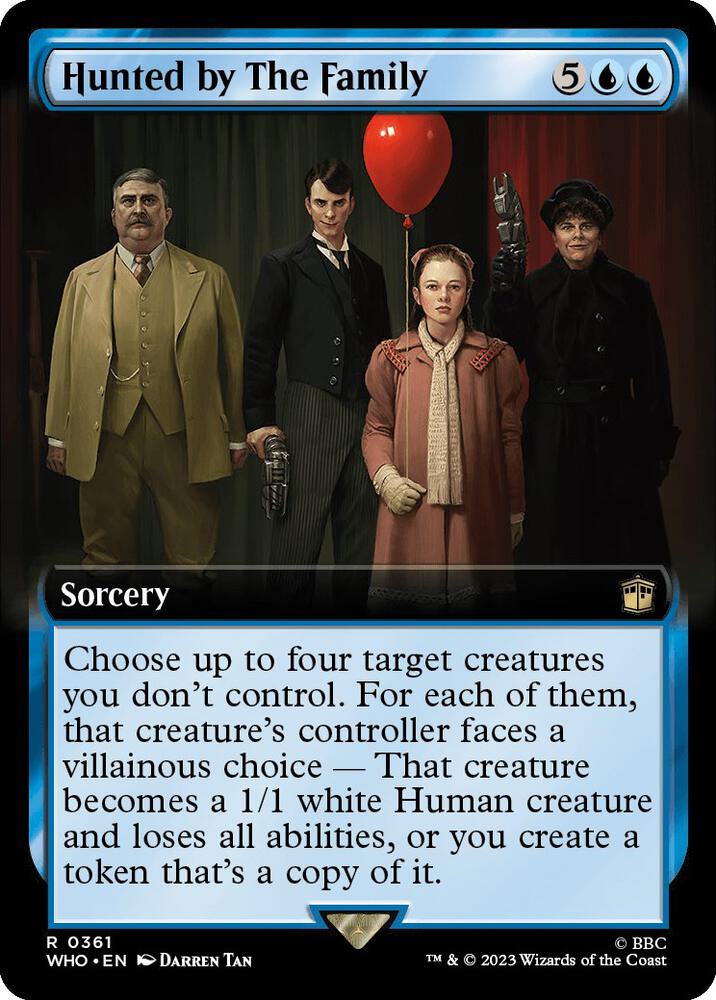 Hunted by The Family (Extended Art) (361) (WHO)