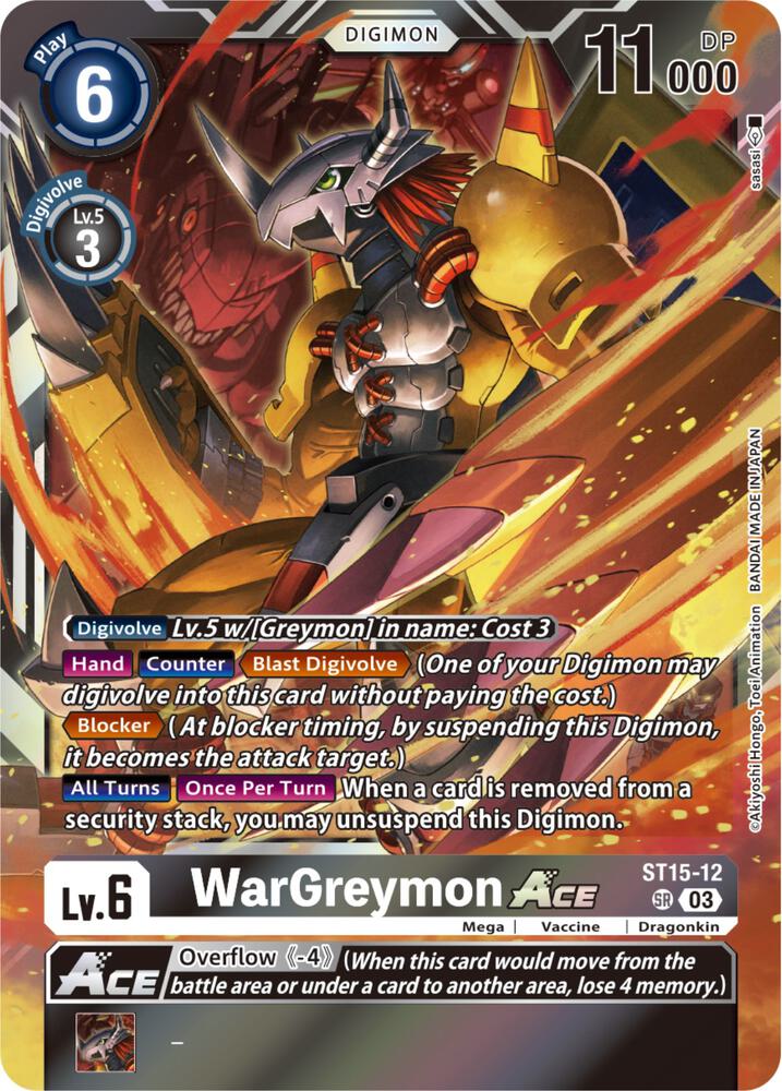 WarGreymon ACE (ST15-12 SR) (ST-15)