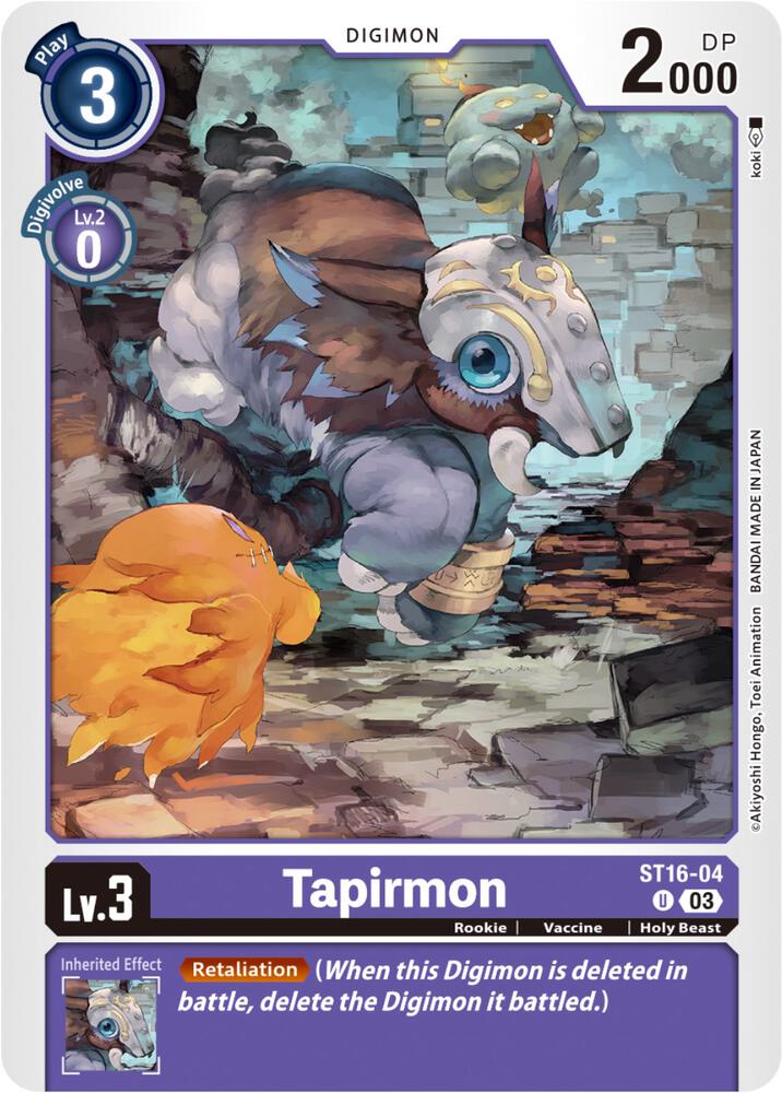 Tapirmon (ST16-04 U) (ST-16)