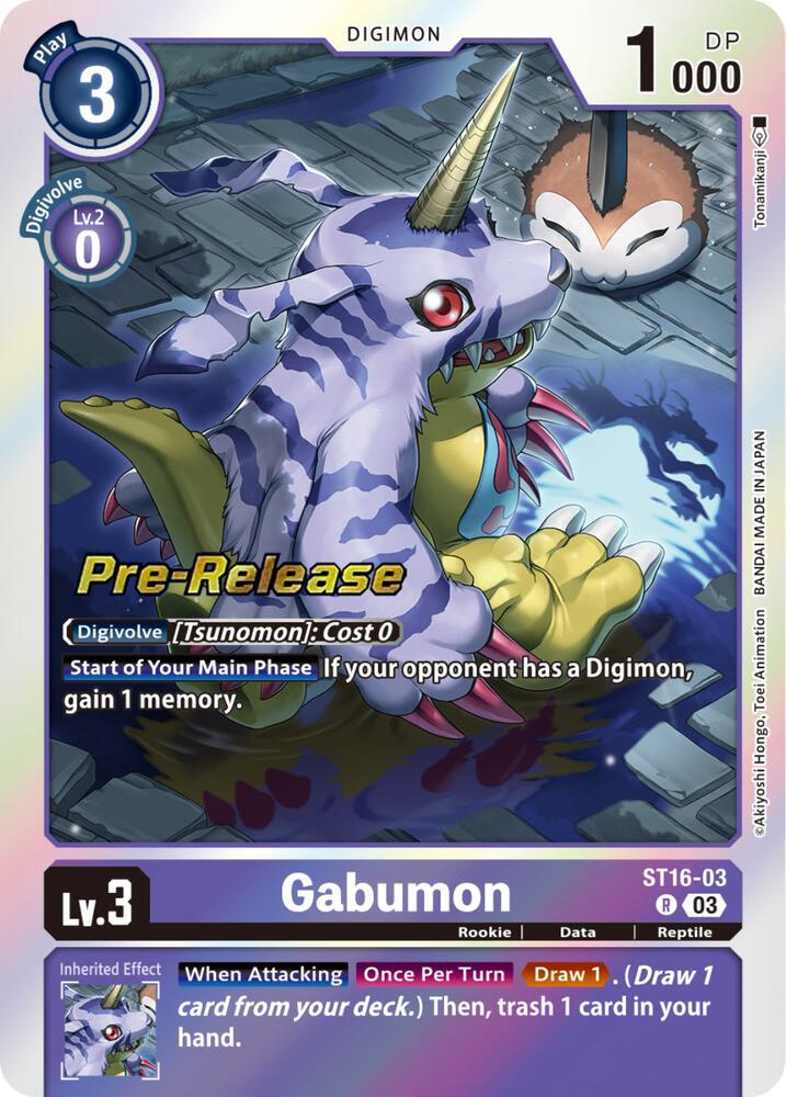 Gabumon (ST16-03 R) (ST-16_PR)