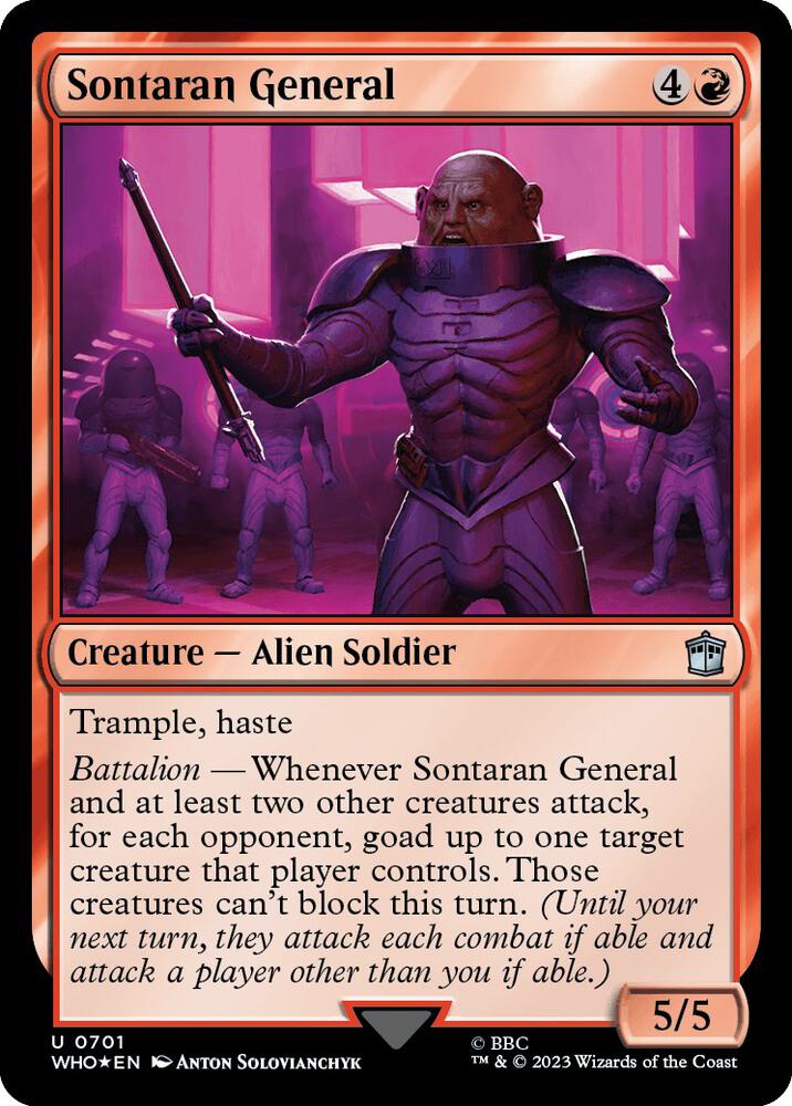 Sontaran General (Surge Foil) (701) (WHO)