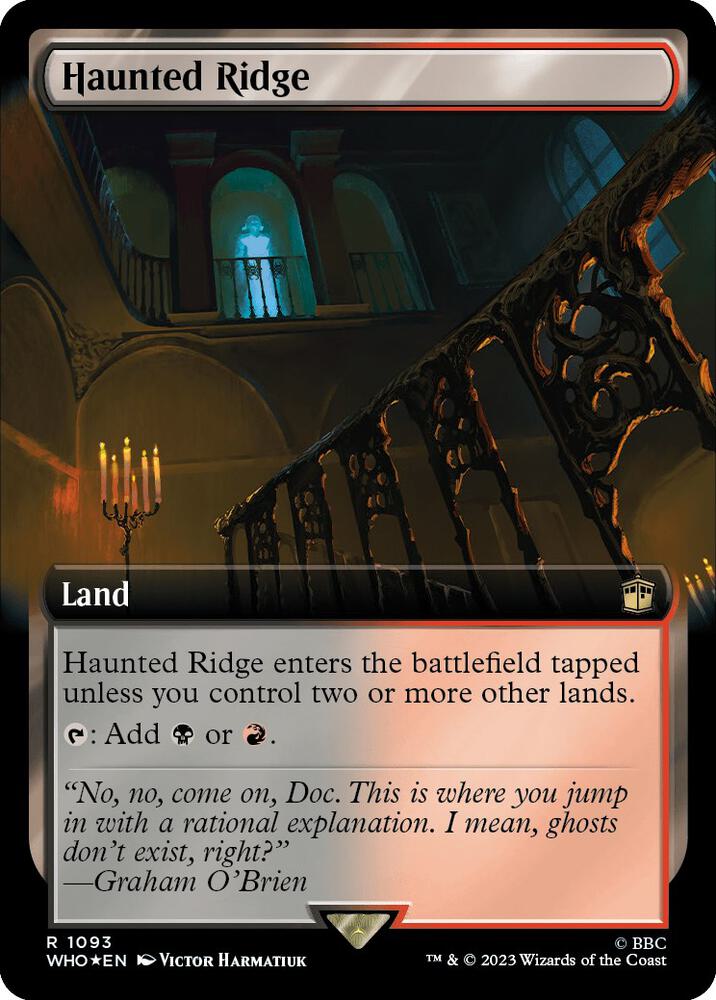 Haunted Ridge (Extended Art) (Surge Foil) (1093) (WHO)