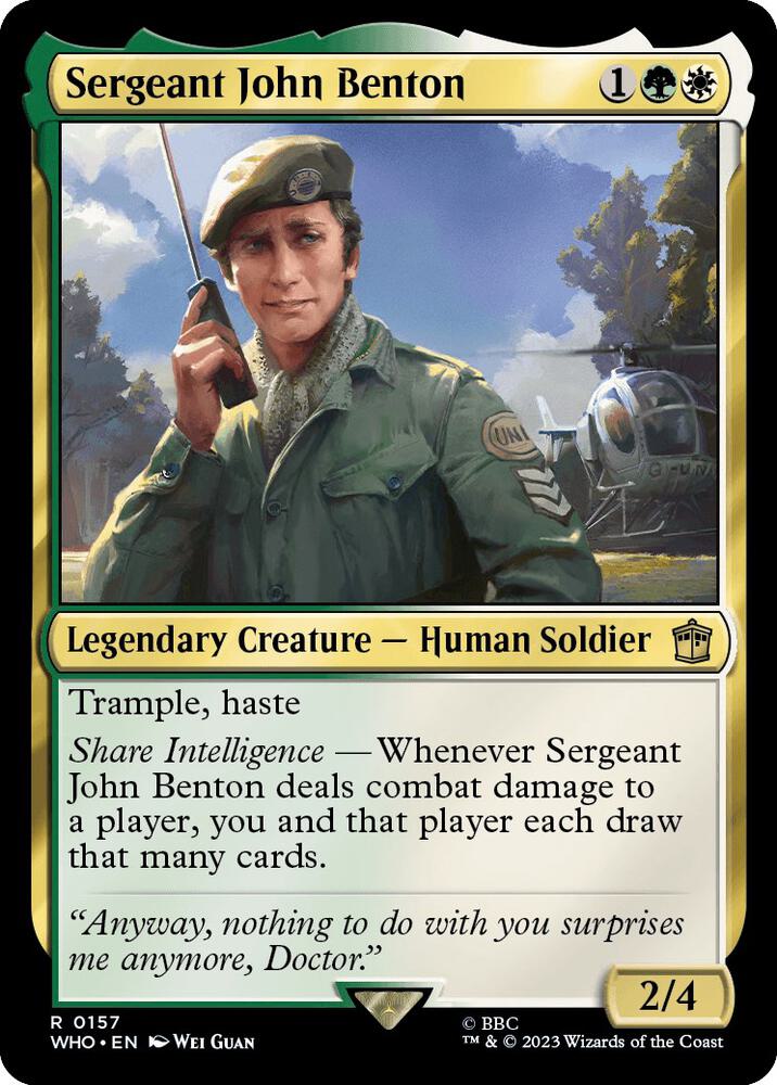 Sergeant John Benton (157) (WHO)