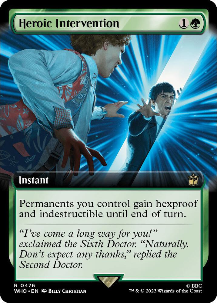 Heroic Intervention (Extended Art) (476) (WHO)