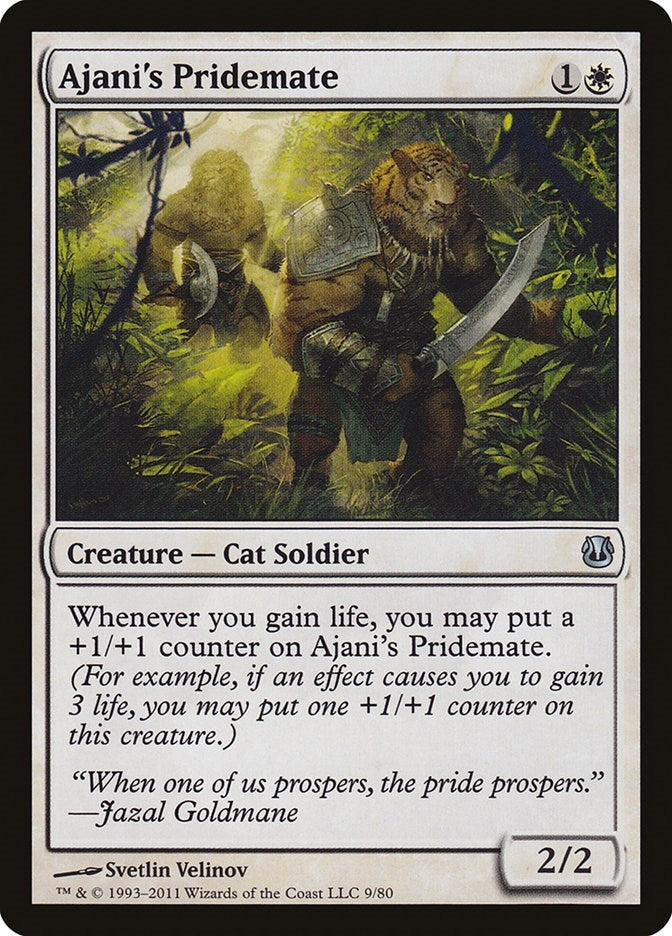 Image for Ajani's Pridemate (9) (DDH) - Magic: The Gathering