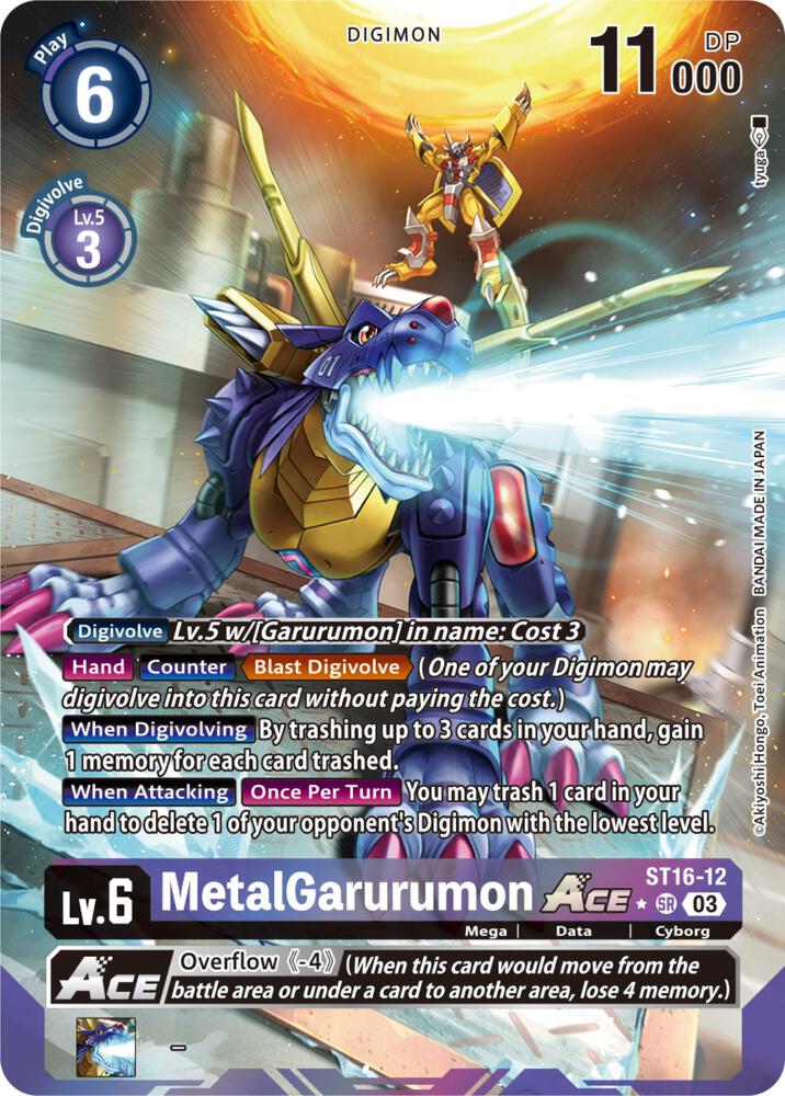 MetalGarurumon ACE (Alternate Art) (ST16-12 SR) (ST-16)